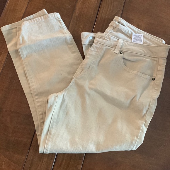 Michael Kors Denim - Michael Kors Khaki cropped jeans